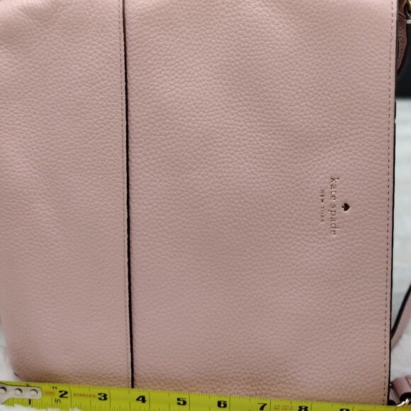 Kate Spade Southport Avenue Cora Crossbody Bag Pink Pebbled Leather - Picture 6 of 6